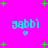Bright pink background with green plus signs scattered across, four instances of blue text 'gabbi' each followed by a small heart symbol.