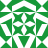 Green and white pixelated geometric pattern with symmetrical star-like shapes and triangular elements arranged in a repeating grid.