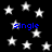 Black background with scattered white stars and four instances of blue text reading 'single' in a pixelated font.