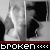 Black-and-white animated sequence showing a person's face with shifting expressions, framed by dark background and red banner with repeated text.