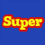 Four- with blue, red, blue, and gray backgrounds; yellow text 'Super' and 'Jew' with red and blue outlines; yellow and red diamond-shaped symbol with star and circle