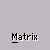 yellow cartoon figures with white circular heads, each labeled "Matrix" below, showing sequential animation frames where the figure's arm position changes from raised to lowered