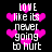 Pixelated text and pink hearts on black background with animated heart pulses.
