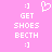 Pixelated pink background with white text and emoticons; central heart symbol alternates between solid and outlined states while surrounding elements remain static.