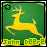 A 47x47 pixel animated buddy icon featuring a yellow running deer on green background with