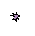 A pixelated animation of a purple starburst expanding from a small central point into a larger multi-armed shape against a gray background.