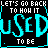 A 3x3 contact sheet of animated frames showing a pixelated text-based animation with cyan and white text on black background, displaying repeated phrases about nostalgia for past relationships.