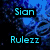 Pixelated digital artwork with four distinct sections displaying stylized text over abstract backgrounds.