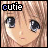 Pixelated anime-style character face with brown hair and large eyes, displayed across five animated frames in a contact sheet layout.