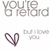 A static image with text and heart symbols in gray and pink tones, featuring a red heart on a textured background.