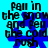 Pixelated blue star with black text reading "fall in the snow and feel the cold rush" on a cyan background, displayed across four identical
