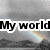 A grayscale landscape with a rainbow transitions to color as text appears across two