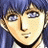 Pixelated anime-style character with blue hair and light skin, next to text reading 'Anime IM' and 'c0m' on a black background.