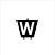 Pixelated with six distinct sections: four monochrome symbols and two text elements on white/black backgrounds