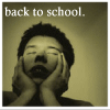 A person with hands on cheeks in a sepia-toned image, with text variations across four