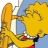Yellow cartoon character with spiky hair, blue sky background, and visible red and black details on the lower portion.