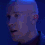 Four- shows a bald person in blue-toned lighting with subtle facial expression changes