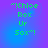 Green pixelated text on a blue-purple gradient background, arranged in four vertical with identical text in each