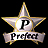 A pixelated star-shaped icon with a golden outline and silver fill, featuring a large black 'P' on its upper section and the word 'Prefer' in bold black letters below it.