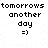 Pixelated text and smiley face arranged in two identical vertical on a white background with faint pink dots