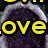 Pixelated image showing yellow text 'ove' with a black outline over a dark purple and gray background, partially obscured by pixelation.