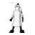 Four pixelated views of a character in a white lab coat with black gloves and boots, showing different poses including front-facing, side-facing, and profile angles.