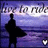 Silhouette of a person standing on a beach at dusk with text 'Love for Mika' above, purple and blue gradient background.