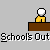 Animated sequence of a stick figure at a desk with books, performing actions like passing books and holding money, with dollar symbols appearing.