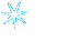 Animated sequence of blue and white snowflakes falling against a gray background in a 4x3 contact sheet layout with ten visible frames.
