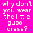 Pixelated text on bright pink background with animated punctuation variations across repeated phrases.