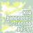 Animated sequence of pixelated text 'HOW DANGEROUS IS SECOND BEST?' against a light green and yellow cloud-patterned background with scattered black dots.