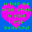 Two identical pixelated heart-shaped icons with green text on a blue background, each displaying the phrase 'u had me from when u said i was beautiful'.