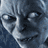 Animated sequence of a character's face with shifting light effects on the eyes and forehead, alongside 'The Lord of the Rings' logo.