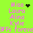 Bright green background with pink text listing names and phrases, animated black pixel symbols changing between heart and starburst shapes.