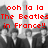 Black-and-white photo of four men in suits with red pixelated text overlays, split into two showing sequential text changes