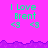 Pixelated graphic with repeated text "I Love Brent" and heart symbols on a bright pink background, featuring purple pixelated borders.