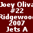 Static image with repeated text elements on a dark red background, showing identical white pixelated text in two vertical