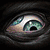 Six distinct eye-themed images arranged in a , each with unique color schemes and visual effects