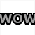A four-quadrant image with text and symbols: 'WOW' in top-left, a heart-shaped pupil eye in top-right, 'LOVE' in bottom-left, '<33' on pink background in bottom-right.