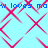 Pixelated blue text repeats 'm loves mam' over a light cyan background with red diamond-shaped patterns.