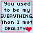 Four identical light blue square with red borders display pixelated text and heart symbols, each showing a different animation state of the same content