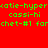 A static image with four colored quadrants displaying green pixelated text on red, purple, blue, and purple backgrounds.