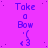 A static image with a bright purple background displaying repeated text and symbols in blue, arranged in four vertical