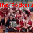 Red text reading 'The Rockers' overlaid on a pixelated group of figures in various poses with red, white, and dark clothing against a blurred background.
