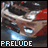 Pixelated image of a person in motion with red and blue elements, featuring the word 'PRELUDE' at the bottom.