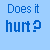 Blue background with repeated text 'Does it hurt?' and 'and how broken my heart is' in blue, white, and light blue fonts alongside small heart symbols.