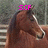 Pixelated image of a person with long dark hair holding a white object near their face, with pink text 'SCF' above the head.