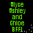 Green pixelated text on black background with white dots, showing two identical vertical text blocks with slight variations in dot placement.