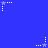 Blue background with multiple white and light blue star-shaped pixel icons arranged in a pattern, each icon having a trailing dotted line