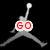 A gray silhouette of a basketball player in mid-air holding a ball, with red text overlays changing across frames.